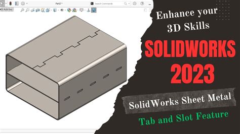 solidworks tab and slot